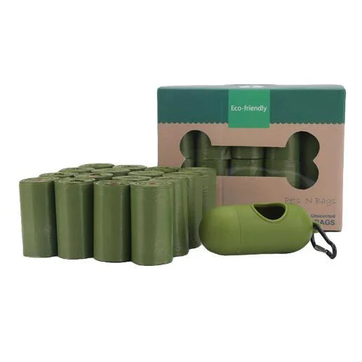 Biodegradable Plastic Dog Garbage Bag Sustainable Small Animal Rubbish Bag for Pet Waste Collection