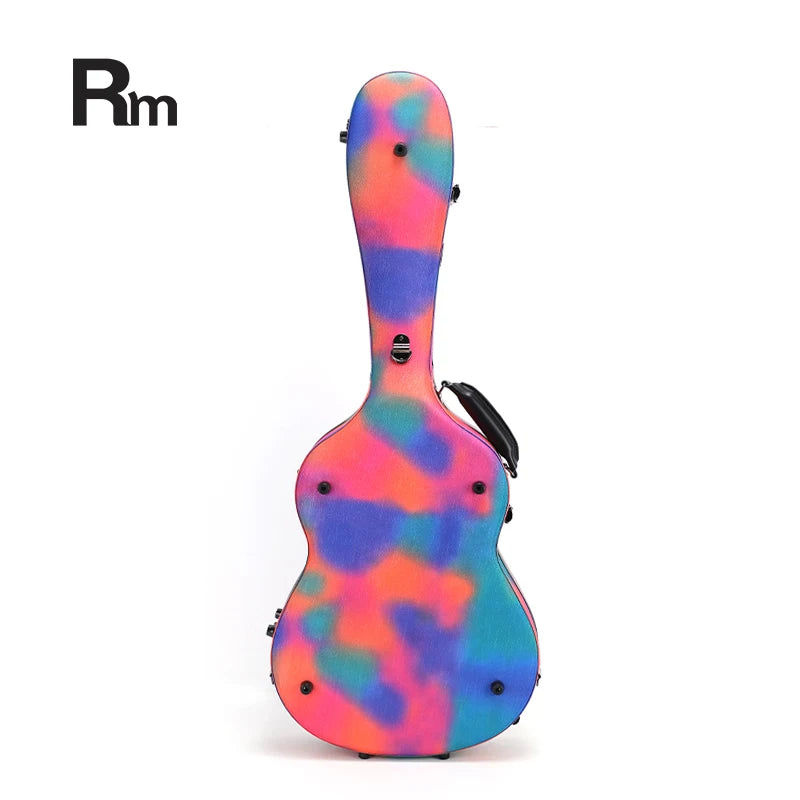 Wholesale Carbon4-C Rm Extra Thick Guitar Hard Case Shockproof Soft Waterproof Leather Wood Instrument Cases Colorful Fiber