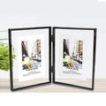 Aibo Folding Double Sided Lightweight Durable Eco-Friendly Metal Electroplated Retro Style Multi-Color UV Printing Photo Frame