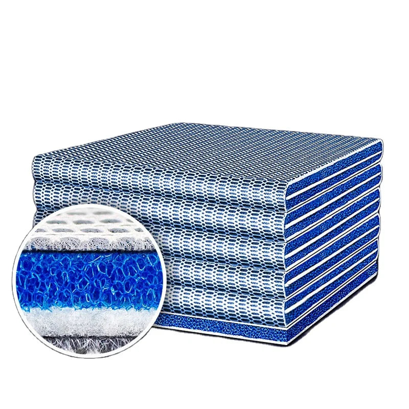 8D 8Layers Aquarium Fish Tank Filter Sponge Plastic No Glue Foam Biochemical Cotton Eco-Friendly Water Filtration Accessories
