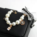 Hot Sale Phone Case Jewelry Leather Mobile Phone Pearl Bracelet Drop Chain Pearl Chain Hanging Drop Phone Chain Accessories