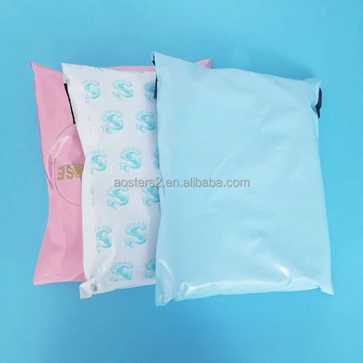 Custom Mailing Bag Wholesale Recycled Mailers White Poly Courier Packaging Bag with logo