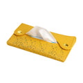 YY  Reusable Tissue Holder Bag Small Pocket Paper Towel Cover Paper Towel  Package Storage Bag Leather  Paper  Cover Pouch case