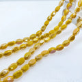 New Design 6*9mm Rice Crystal Beads Diy Bracelet Necklace Earrings Material Colorful 4 Faceted Glass Beads for Jewelry Making