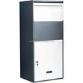 Lockable Apartment Postbox Stainless Steel Letterbox Apartment Mailbox