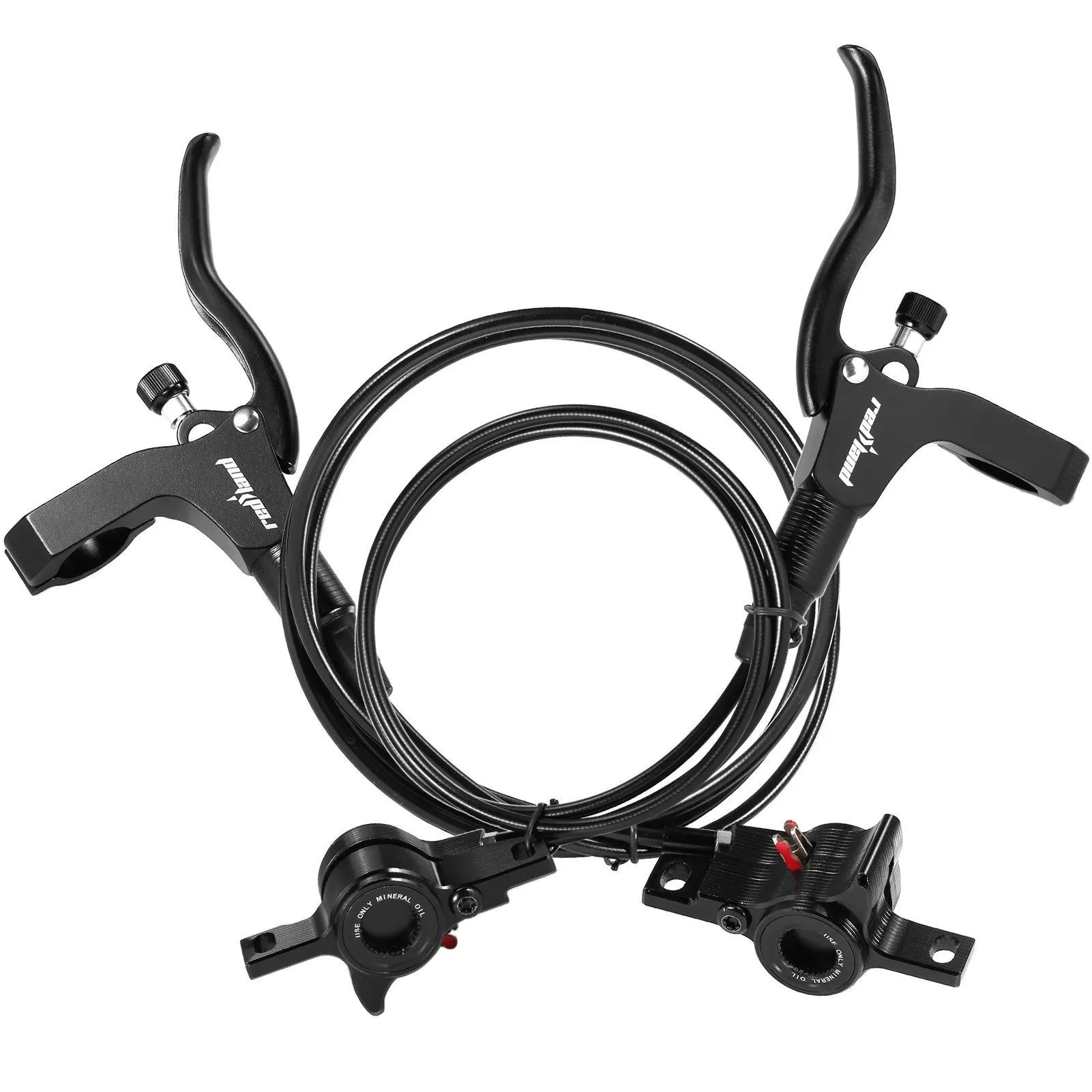 Hydraulic Bike Disc Brake Front and Rear Caliper Rotor Bike Accessories Riding Equipment for Road Mountain Bike