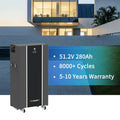 EU Stock 280Ah Prismatic Lithium Ion Batteries 15kwh Floor Mounted Lifepo4 Battery Mobile 51.2V Home Energy Storage System
