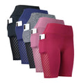 HBO- 5029 Popular New Arrival Women Leisure Yoga Pants Pocket Capris Printed With Pocket Women Customize logo
