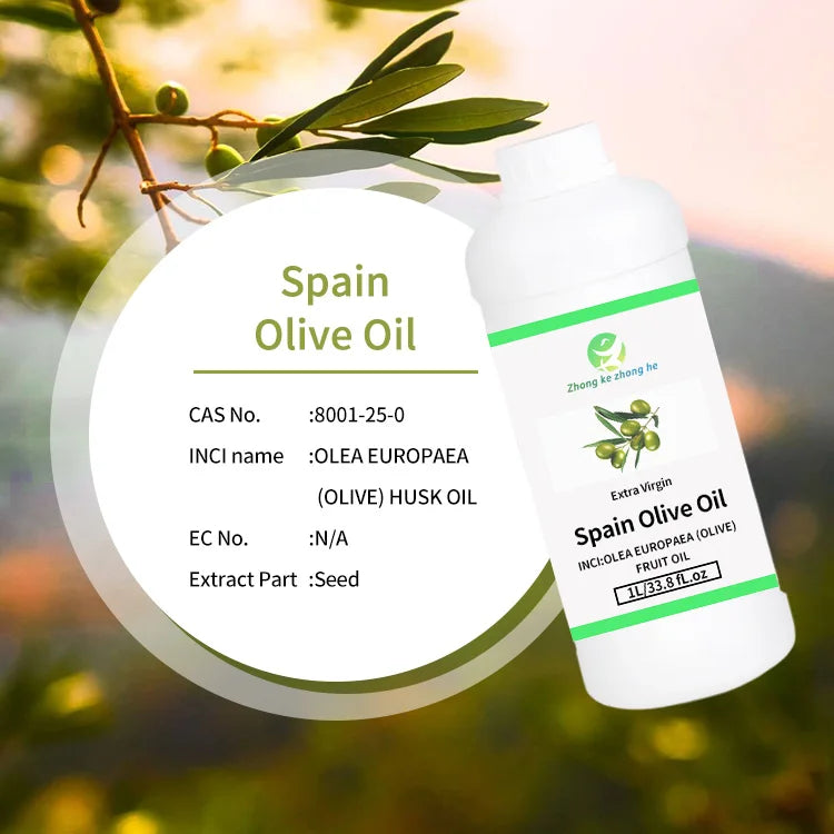 OEM ODM Organic Carrier Oils Extra Virgin Olive Oil Natural Extract for Face Care & Soap Making Bulk China Factory 1kg Bottles