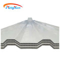 Weather Resistance Building Materials PINGYUN Twinwall UPVC Hollow Roof Sheet PVC Plastic Tile for Warehouse