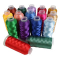 Eco-friendly 120D Hilos Bordados De Poliester 100% Polyester Embroidery Thread for Embroidery Machine