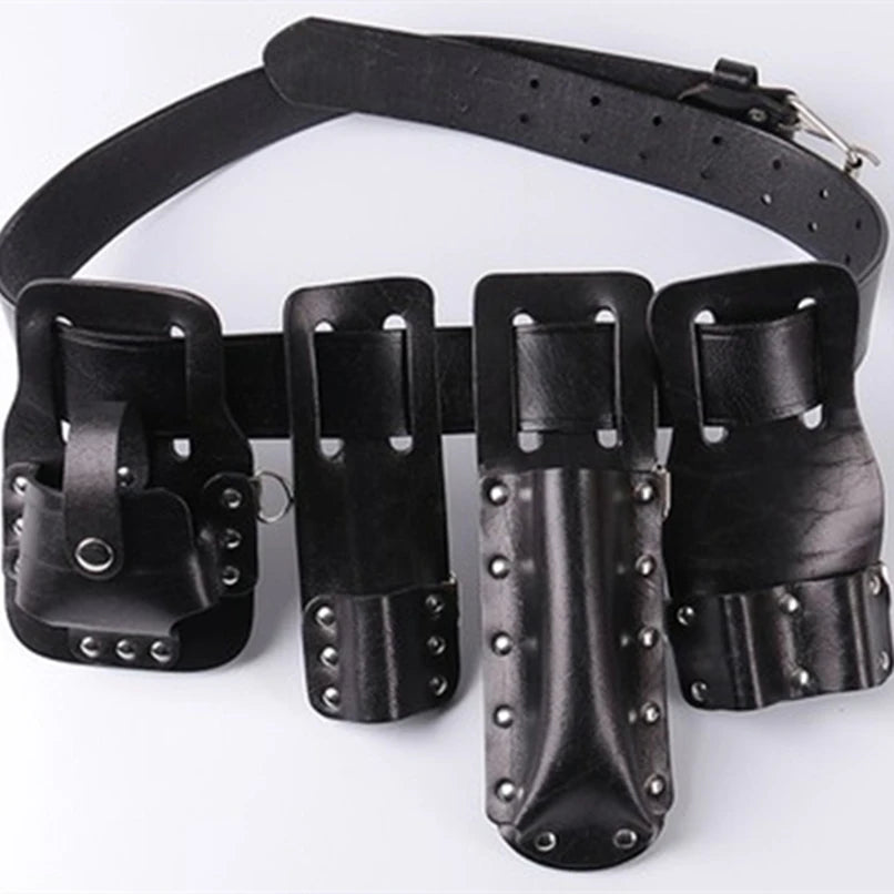 Manufacturers Custom Multi-functional 4mm Scaffold Leather Kit Single Frog Used for Scaffolder Carpentry