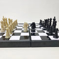 Foldable Magnetic Vinyl Chess Set with Cheap Plastic Pieces for Kids Children Adults