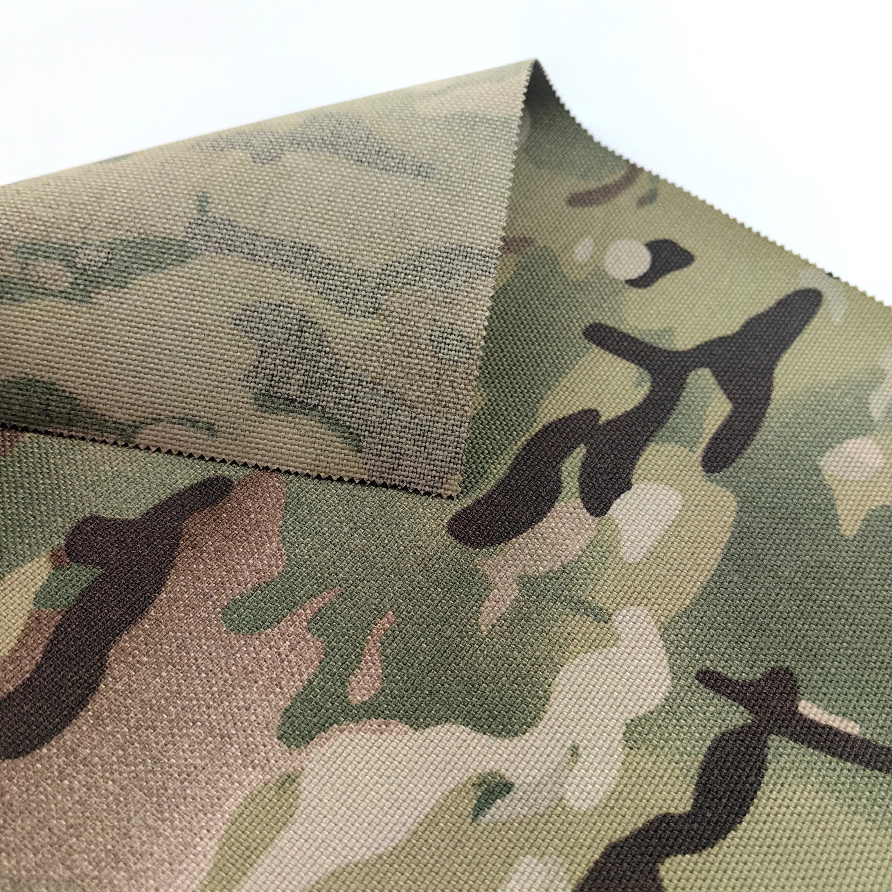 1000D Nylon Cordura Fabric PU Coated Woven Water Resistant High Strength for Tactical Vests & Outdoor Gear