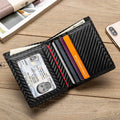 Ready to Ship Business Men PU Leather Money Bank Card Bag Credit Cards Wallet