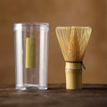 Organic Bamboo Matcha Whisk Golden Skinny Japan Matcha Bamboo Chasen 100 Prong Matcha Whisk
