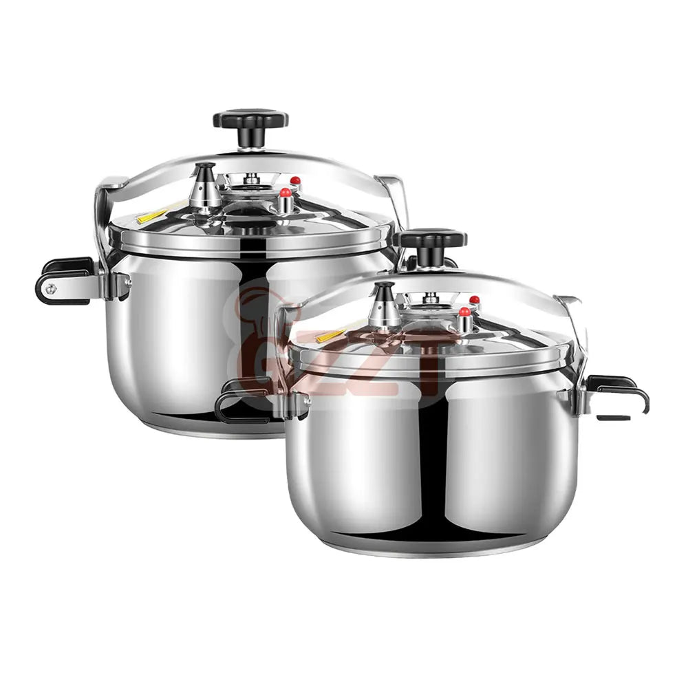 Pressure Cooker 25liter Aluminium Stainless Steel Quick Cooking Two Handles Stew Soup Pot Kitchen Cookware Cooking Steamer Tool