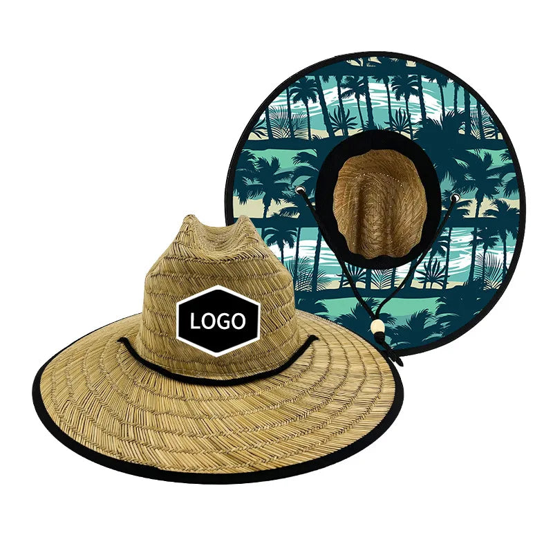 Verano Mexican Flag Straw Hat Playa Sombrero De Paja Para Hombre Male Sun Hat Adults Plain Straw Cowboy Digital Printing 30days