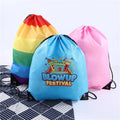 Premium Custom Logo Drawstring Backpack Sports Gym Tote Bag Excellent Digital Printing Display Techniques Display Accessories