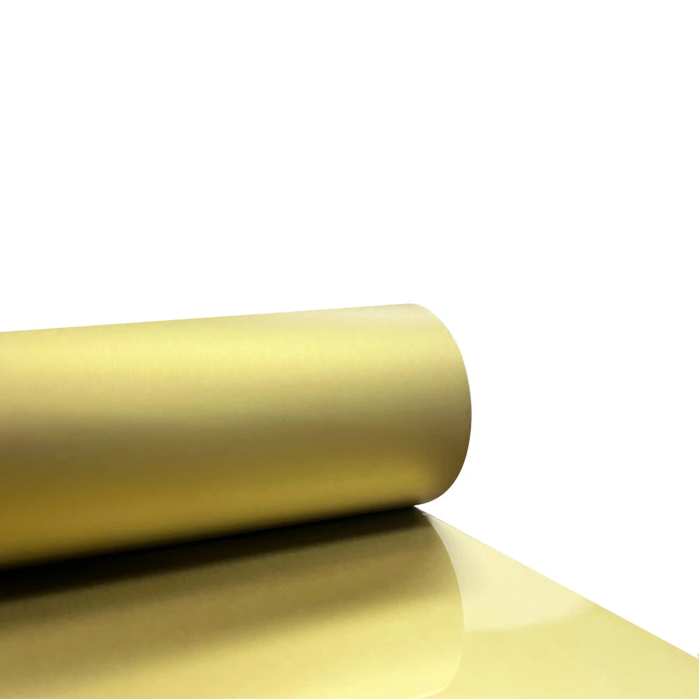 Ocbestjet 30CM*100M Brushed Champagne Gold Automatic Digital Transfer Printing Roll Film for Epson DTF Impresora Printer Machine