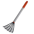 Household Wooden Handle Weeding Loosening Soil Garden Tool 5-Tine Steel Beach Clam Claw Rake Garden Rake