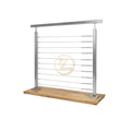YL METAL Hot Sales Side Mounted Stainless Cable Railing for Stair Railing