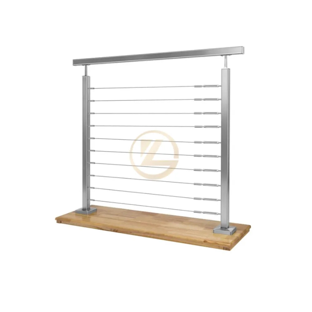 YL METAL Hot Sales Side Mounted Stainless Cable Railing for Stair Railing