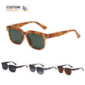 Manufacturer's Luxury Designer UV400 Polarized Sunglasses New Trendy Retro Square PC Frames for Men Women Tac Lenses Logo Lens
