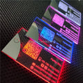 2 Custom LED NFC RFID Digital Business Card Video Holographic Business Cards With Logo Luxury Packaging Printing