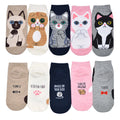 Whale 2024 Wholesale Soft Fun Fashion Kawaii Loveliness Cat Ankle Short Cartoon Cotton Cute Women Socks for Summer
