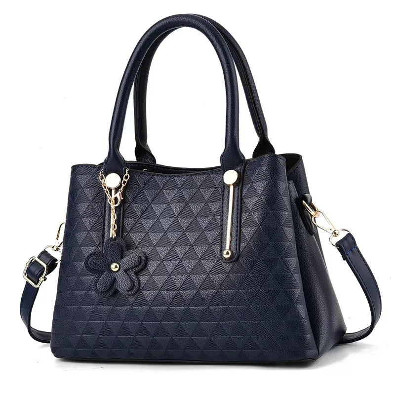 Large Capacity New Daily Versatile Solid Color Fashionable Retro Simple Elegant Temperament Bags for Women