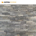 Cheap Factory Price Split Gray Natural Stone Slate Z-shape Farmhouse Style Wall Tiles Panel Decorative Culture Stone Veneer