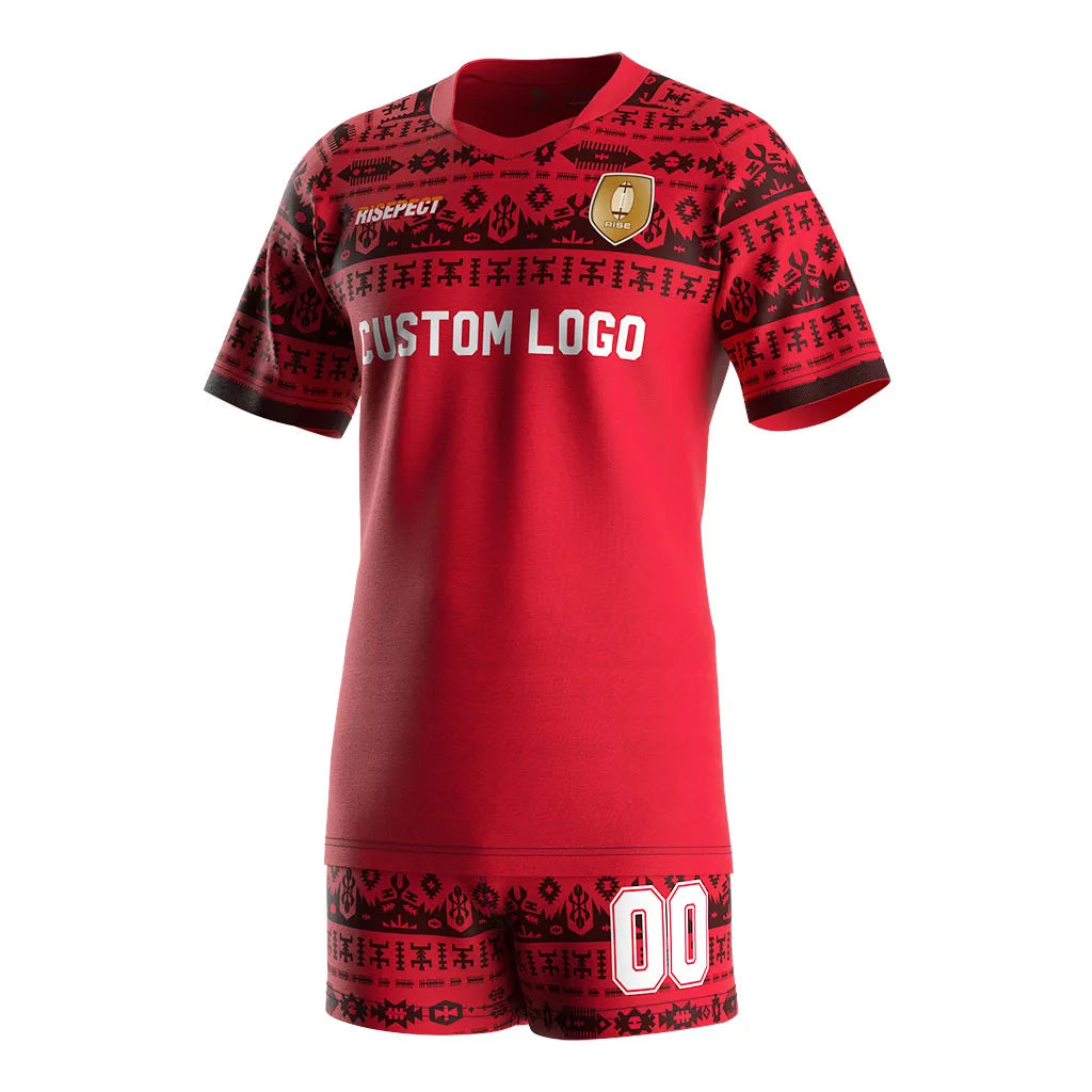 Odm Men'S  Sports Team V-Neck New Ireland Rugby Jersey Sportswear T-Shirt Shorts and Short Set Activewear Shirts for Men
