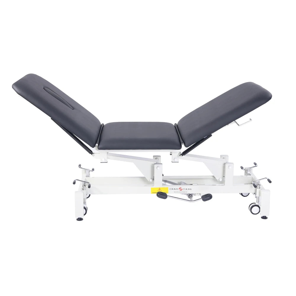 Manufacture Hydraulic Treatment Bed Chiropractic Table Hi Low Adjustable Osteopathic Examination Couch Ayurvedic Massage Table