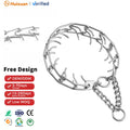 Custom Stainless Steel Spike Choke Chain Accessory Stainless Steel Links Quick Release Buckle Hook Metal Choke Chain Collar