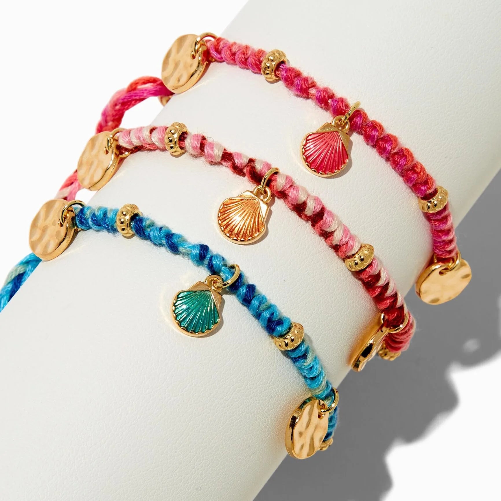 Latest Fashion 18K Gold-Plated Hand Woven Stainless Steel for Bracelet with Pendant for Gift