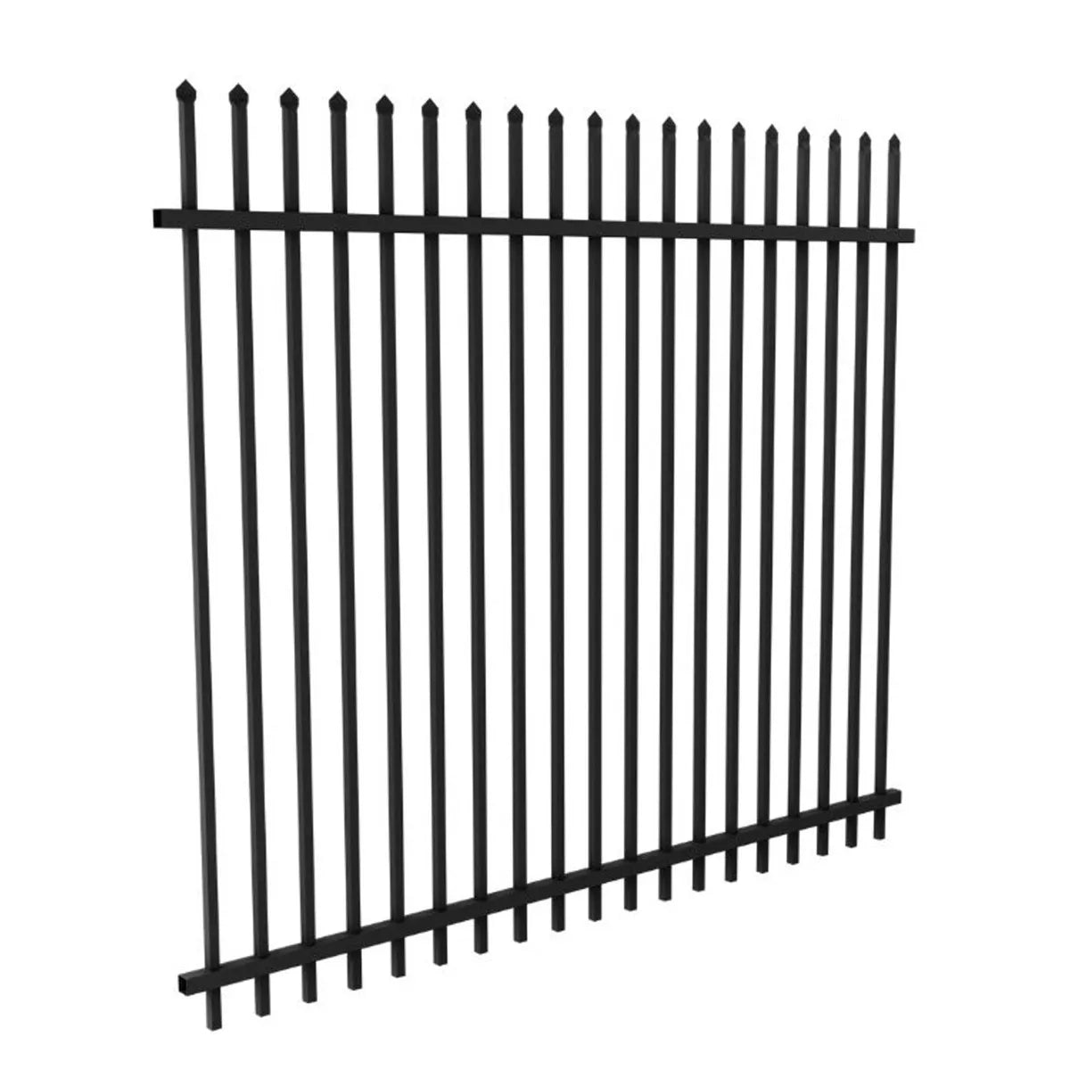 Wholesale 6ftx8ft Garden Anti Rust Galvanized Steel Fences Powder Coated Eco-Friendly Security Rodent Proof Metal Fence