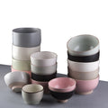 Korean Vintage Ceramic Porcelain Bowl Crude Pottery Decorative Breakfast Soup Tableware for Events and Sauce Serving