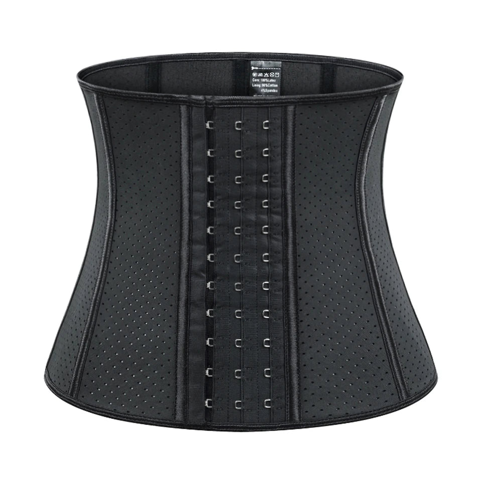 Colombian Latex Waist Trainer 9 Steel Boned Corset Fajas Colombianas Corset En Latex Colombien Fetish Fajas Para Nina