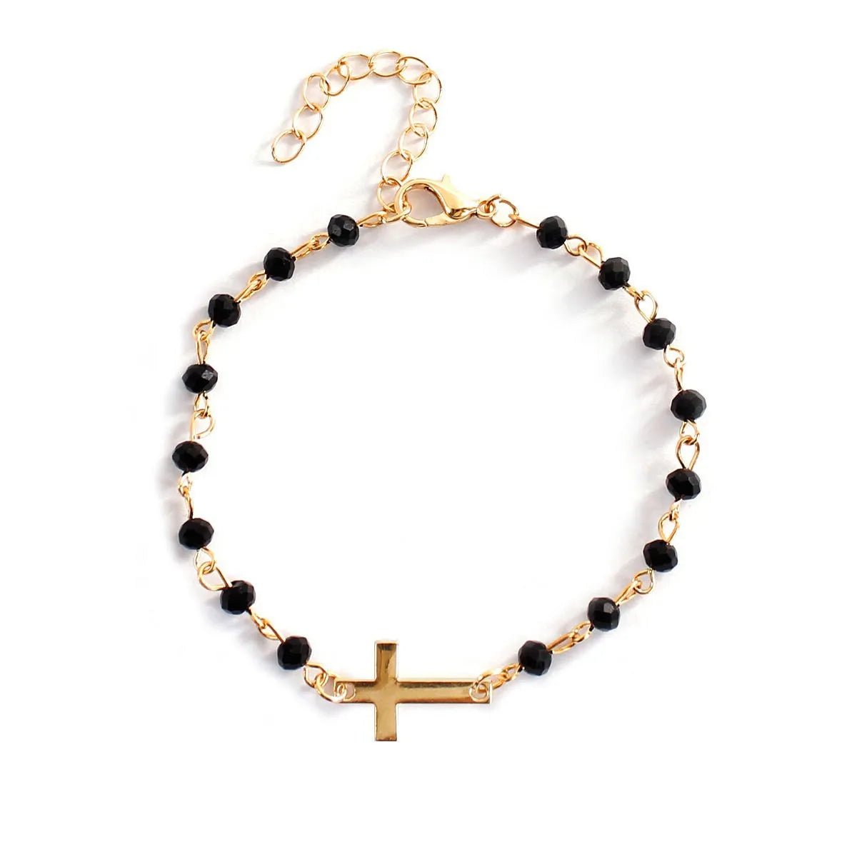 Simple Style Fashion All-match Stainless Steel Cross Bracelet Wholesale Jewelry