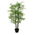 Wholesale Home Decorative Plastic Leaves Artificial Lucky Bamboo Faux Potted Bamboo Plant Plastic Green Artificial Bamboo Tree