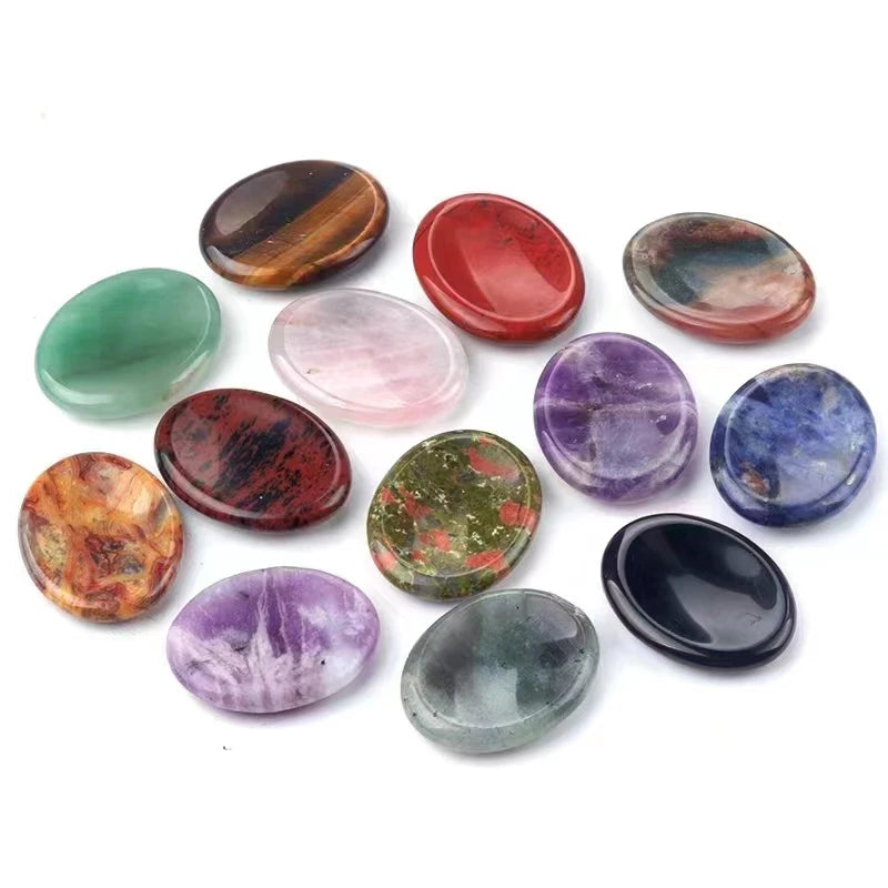 Amethyst Oval Worrystone Crystals Wholesale Bulk Healing Stones Gems Spiritual Products Meditation Fengshui Ornaments