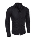 Men's Solid Color High-end Shirt Men's Long-sleeved Shirt Men's Professional Dress Shirt