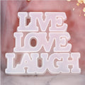 C-0570 DIY Epoxy Glue Dropping English Letter Laughing Silicone Mold Valentine's Day love Letter Glue Dropping Decorative Mold
