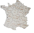 Hot Sale Product France Magnetic Wooden Puzzle Map