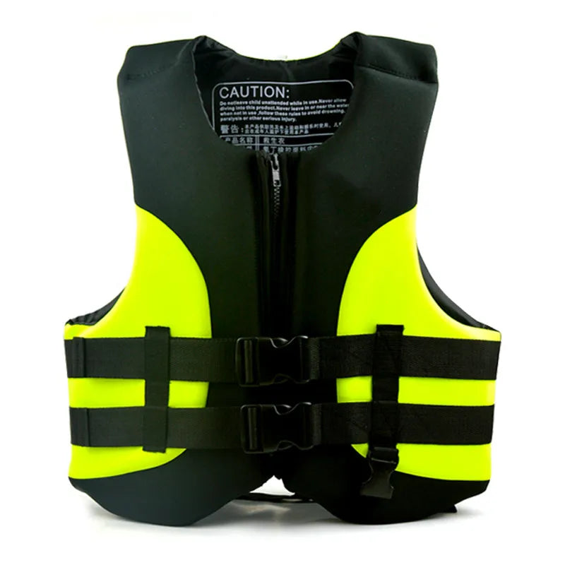 NiuFuRui Factory Wholesale Hot Sale Foam Floating Swim Green Neoprene Life Jacket