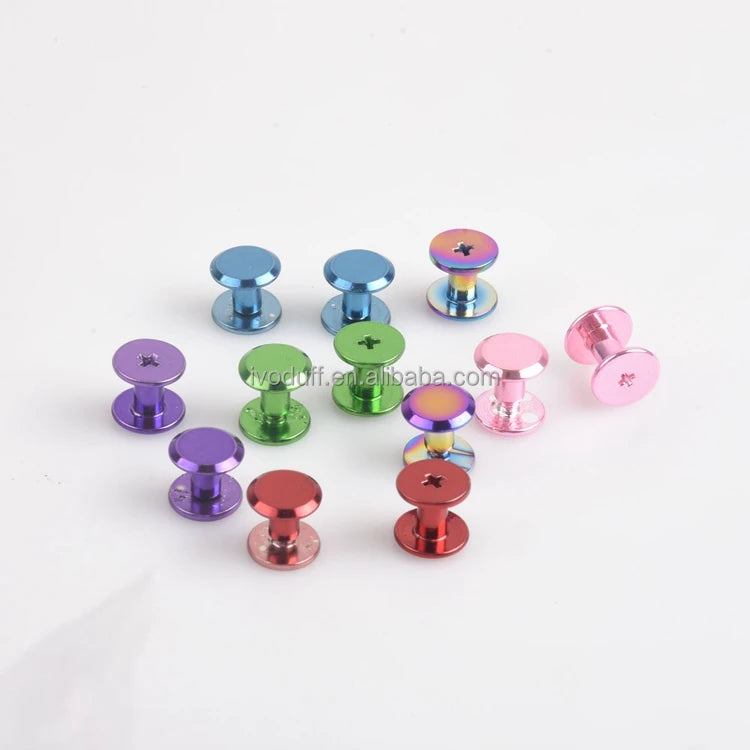 2026 Ivoduff Supply Male and Female Chicago Screw Rivet 10mm Binding Chicago Screw