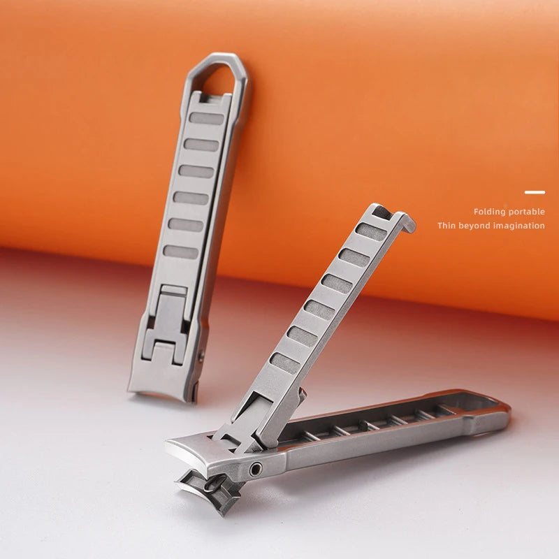 Large Size Wide Jaw Fingernail Clipper Silver Nail Cutter Sets for Thick Nails Manicure Pedicure Tools