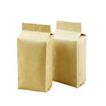 Custom Heat Seal Gravure Printing Eco Friendly Open Top Side Gusset Kraft Paper Bag