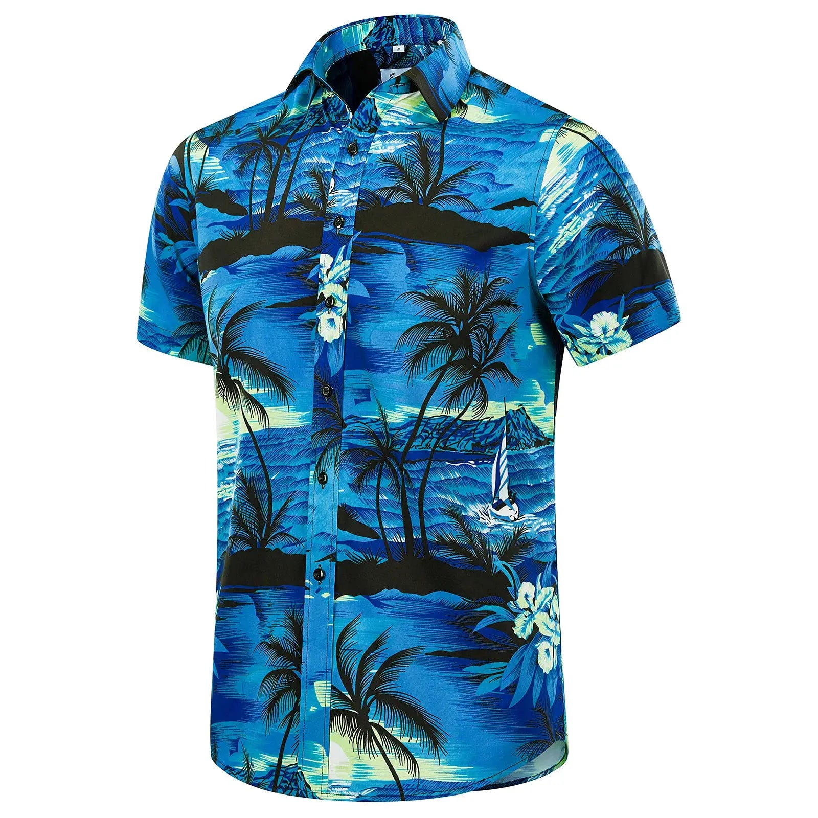 High Quality Wholesale Custom Hawaii Stylish Sublimated Leisure Polo Shirt
